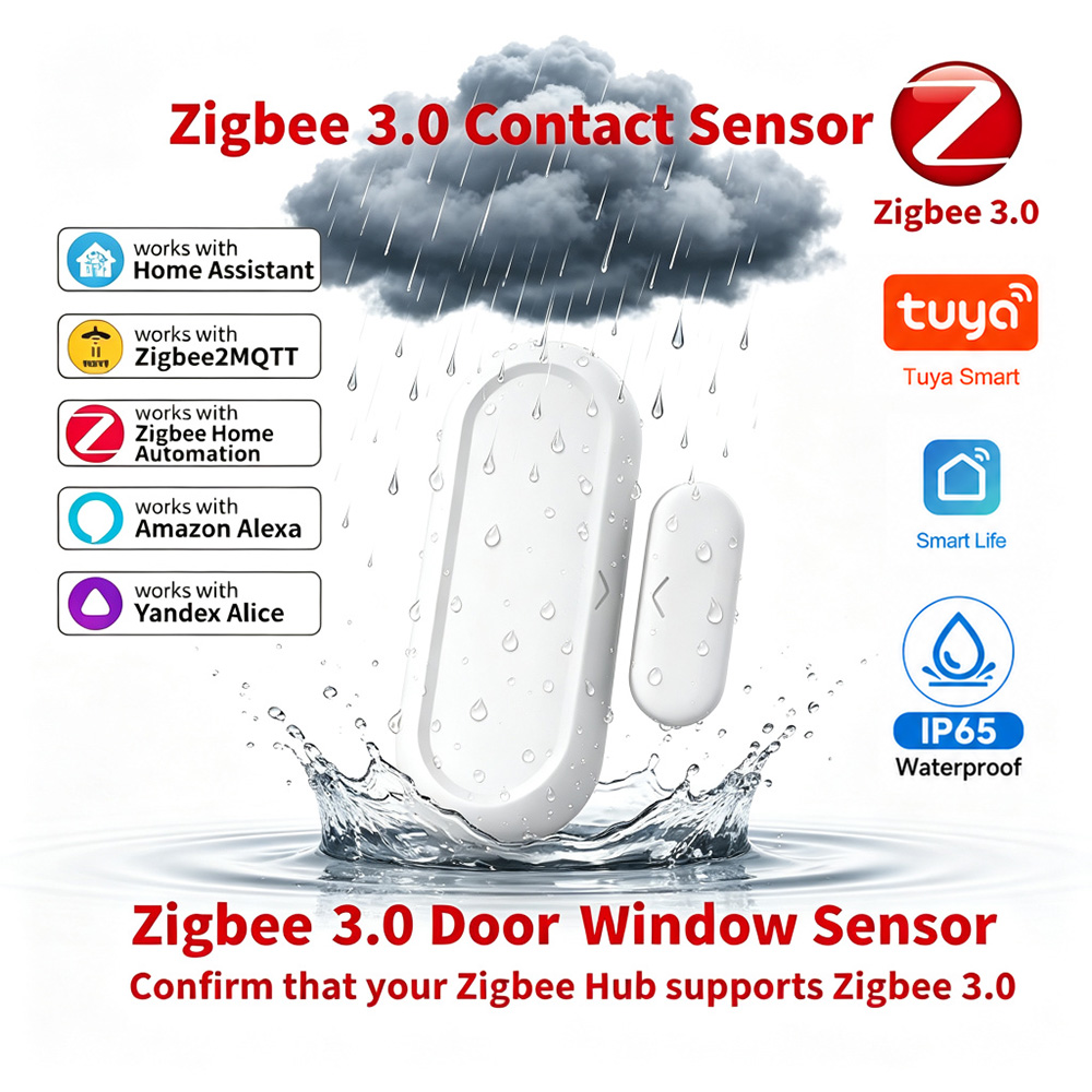 Home Automation Ideas - IP65 Tuya Zigbee 3.0 Door Window