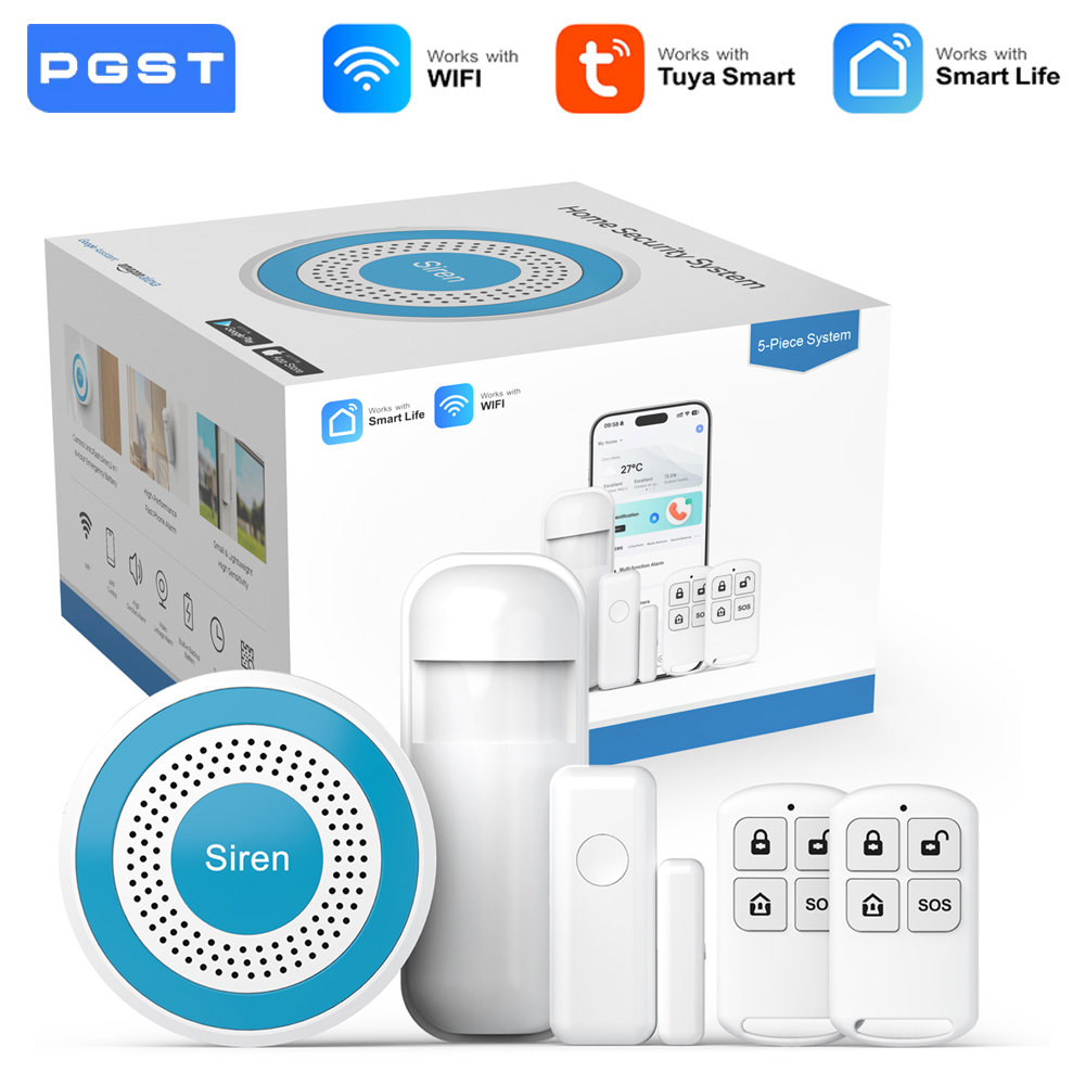 PGST WiFi Smart Life Alarm Sec - Home Automation Tutorial review and price