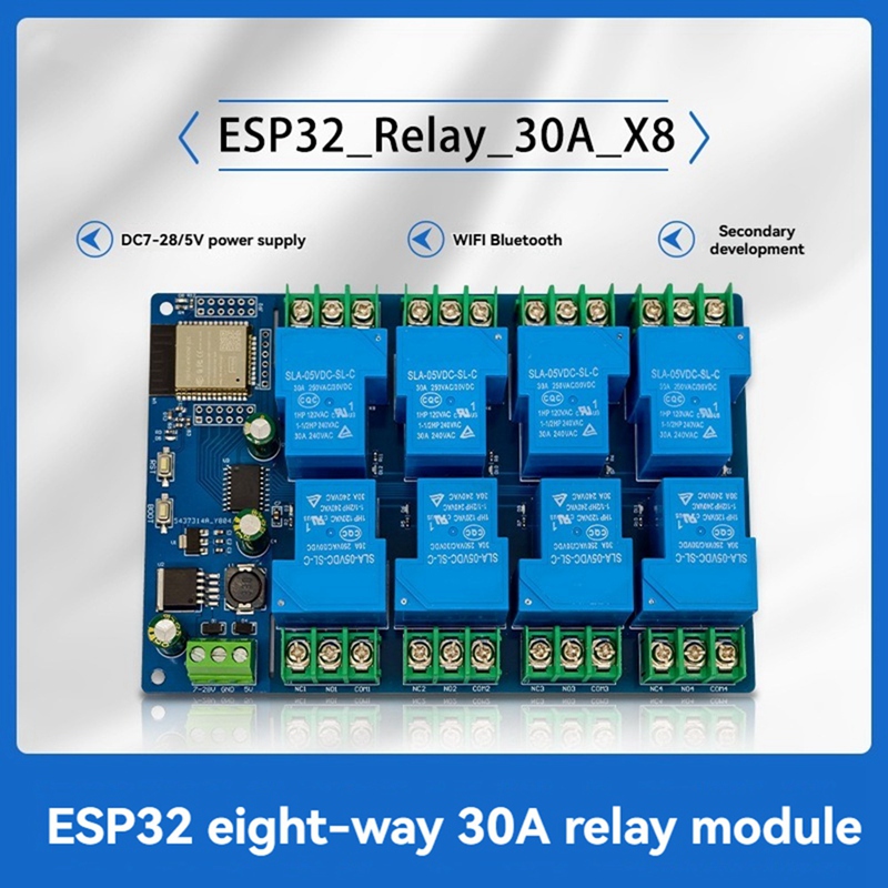 8 Channel Relay Module 30A DC7 - Relay 8 Channel Board review and price
