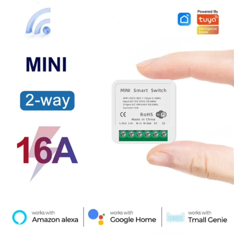 Mini 16A WiFi Switch Smart Lif - Home Automation Ideas review and price