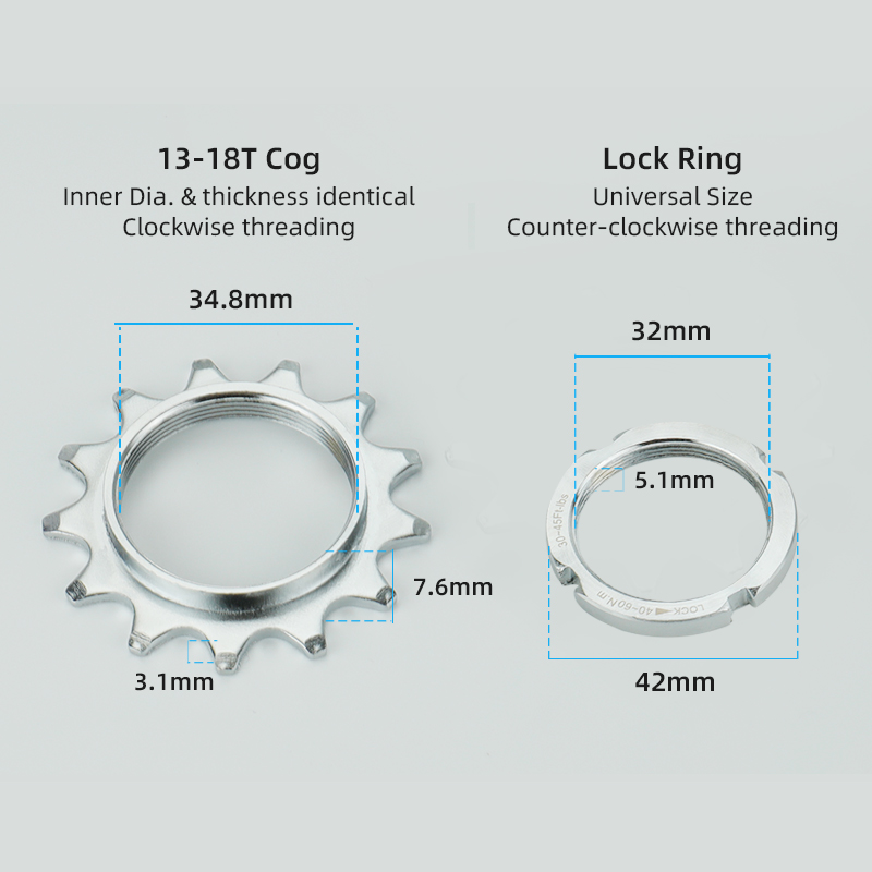 Bicycle Fixed Gear 13T 14T 15T - Matter Hub Thread review and price