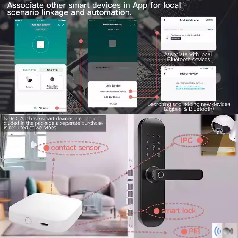 MOES Tuya ZigBee3.0 Smart Hub, - Matter Hub Thread review and price
