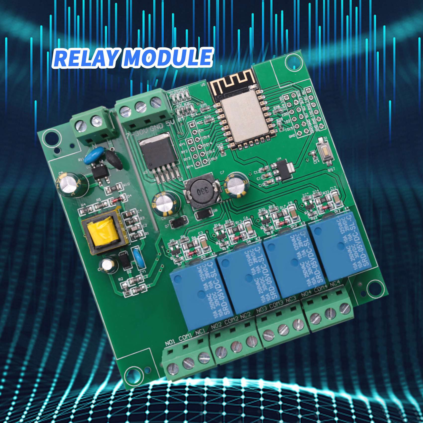 SCLS ESP8266 Wireless WIFI 4 C - Relay 8 Channel Board review and price