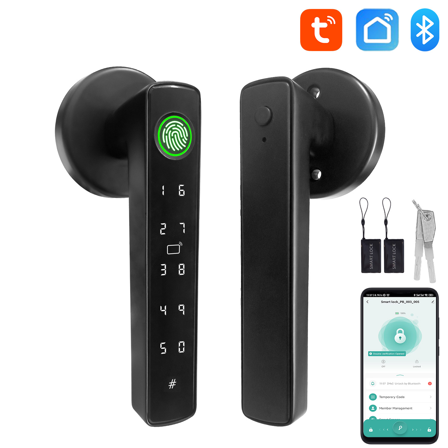 Tuya Smart Bluetooth Door Lock - Home Automation Tutorial review and price