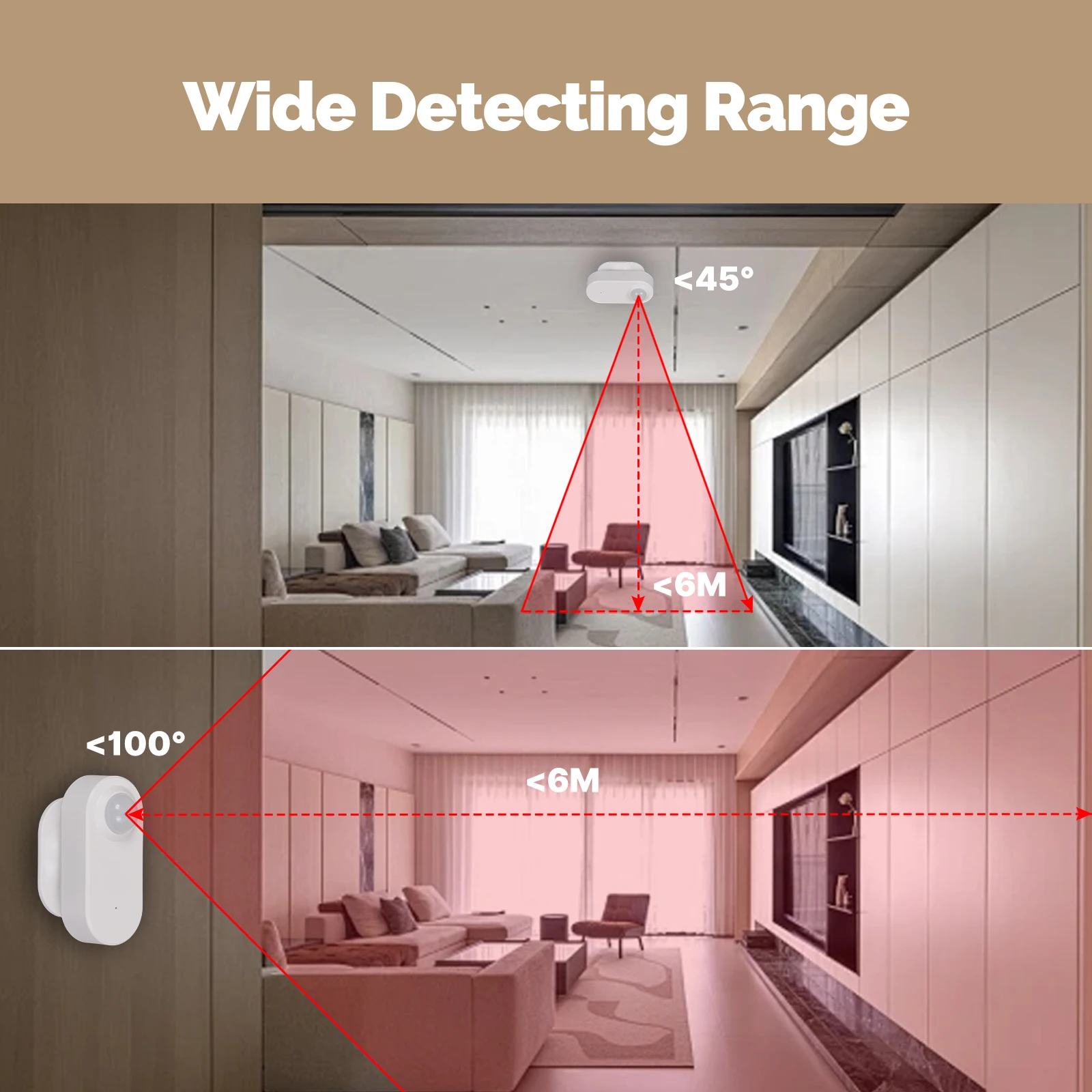 MOES Zigbee 3.0 Tuya Smart PIR - Matter Hub Thread review and price