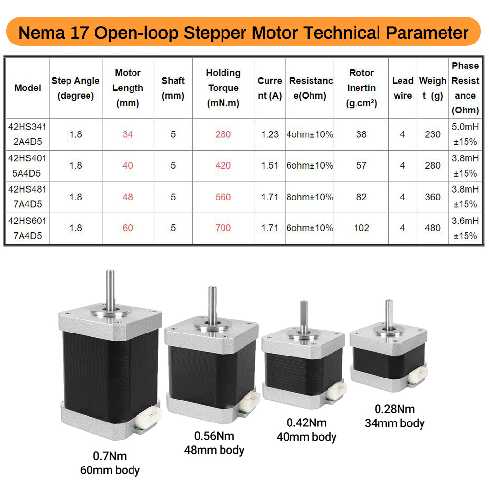 Nema17 Stepper Motor 42 Motor  - Diy Automation review and price