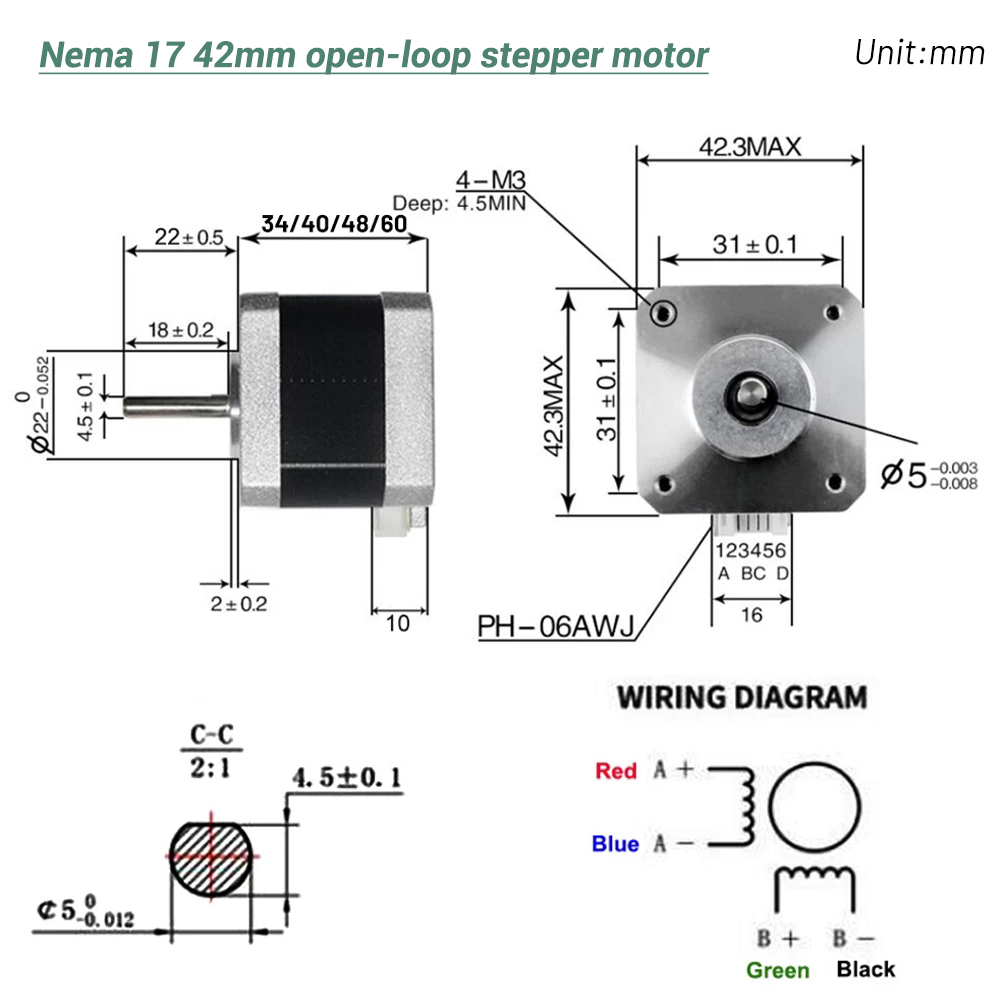 Nema17 Stepper Motor 42 Motor  - Diy Automation review and price